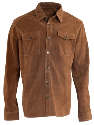 Foto van product 18N62 Overhemd 'NEFran' cognac