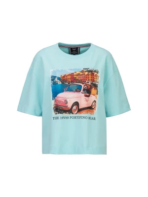 Foto van product 19V69 ITALIA Oversized shirt ' PETONIA PORTOFINO ' mintgroen