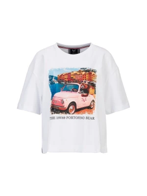 Foto van product 19V69 ITALIA Oversized shirt ' PETONIA PORTOFINO ' wit