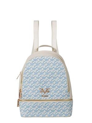 Foto van product 19V69 ITALIA Rugzak 'Robi AOP' crème / blauw