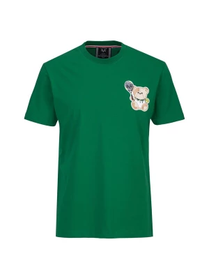 Foto van product 19V69 ITALIA Shirt 'Rafael Tennis 3' beige / crème / groen / zwart