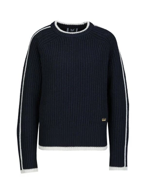Foto van product 19V69 ITALIA Trui 'Aloe' navy / wit