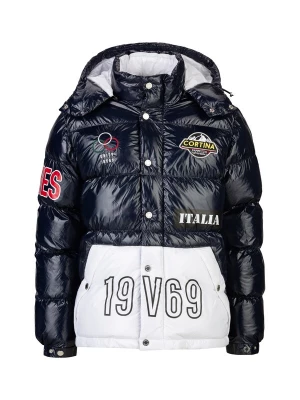 Foto van product 19V69 ITALIA Winterjas 'Jacob Wintergames' navy / rood / wit