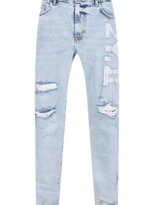 Foto van product 2Y Premium Jeans blauw denim / wit
