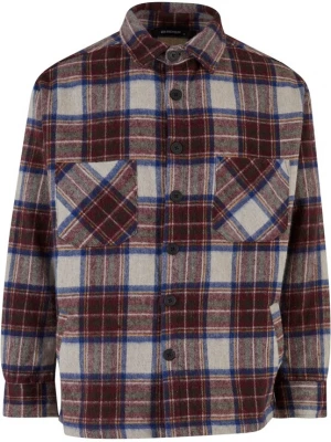 Foto van product 2Y Premium Overhemd navy / bourgogne / lichtrood / offwhite