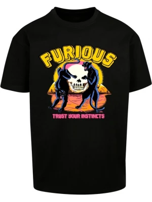 Foto van product 2Y Premium Shirt 'Furious' azuur / geel / pink / zwart