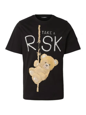 Foto van product 2Y Premium Shirt 'Grim' sand / zwart / wit