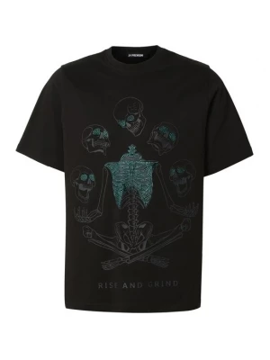 Foto van product 2Y Premium Shirt 'Tarn' antraciet / smaragd / zwart