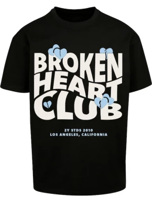 Foto van product 2Y Studios Shirt 'Broken Heart Club' pastelblauw / zwart / wit