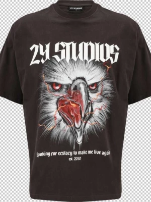 Foto van product 2Y Studios Shirt 'Eagle' rood / zwart / wit