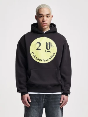 Foto van product 2Y Studios Sweatshirt 'Smiley' lichtgeel / zwart