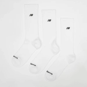 Foto van product 3 PACK - NB BLACK PATCH LOGO CREW - white New Balance