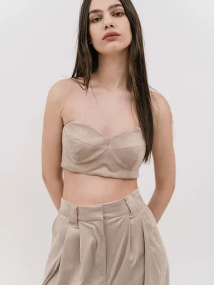 Foto van product 4TAILORS Top 'Chili' beige