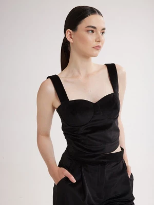 Foto van product 4TAILORS Top 'Scarlet' zwart