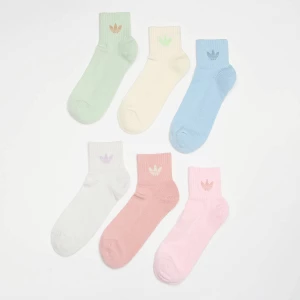 Foto van product 6 PACK - 1 / 4 SOCKS wonder mauve / linen green / grey one adidas Originals