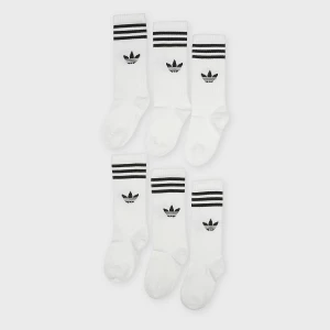 Foto van product 6 PACK - 3 Stripes Crew wit