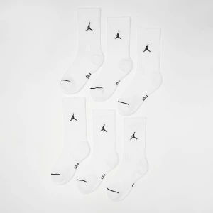 Foto van product 6 PACK - Everyday Cushioned Crew Socks Jordan wit