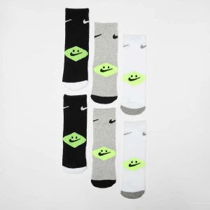 Foto van product 6 PACK - NHN NIKE SMILEY CREW grey heather