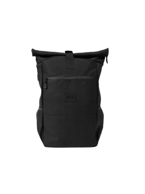 Foto van product 8000kicks Rugzak 'Everyday Hemp Rolltop Backpack in Full Black' zwart