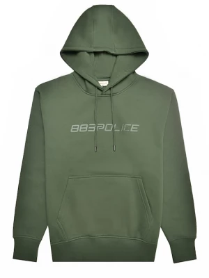 Foto van product 883Police Sweatshirt 'DELUNGRA' donkergroen / wit