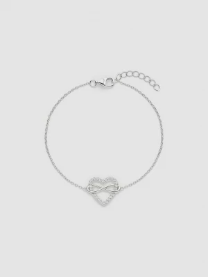 Foto van product 925 zilveren armband met hart detail s.Oliver