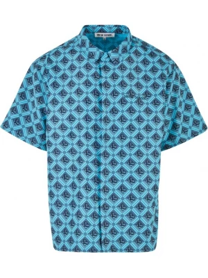 Foto van product 9N1M SENSE Overhemd navy / aqua / duifblauw