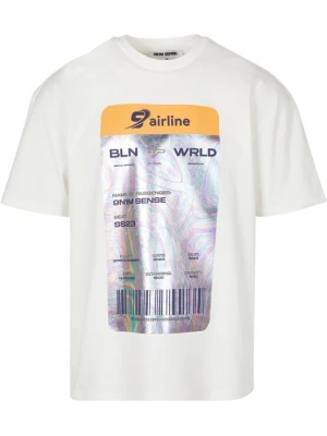 Foto van product 9N1M SENSE Shirt blauw / curry / zwart / offwhite