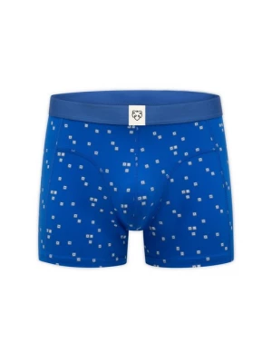 Foto van product A-dam Boxershorts 'Keyboard' blauw / donkergrijs / wit