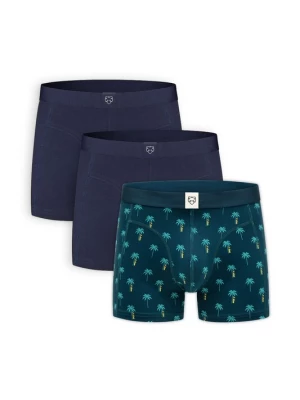 Foto van product A-dam Boxershorts turquoise / cyaan blauw / donkerblauw / donkergeel