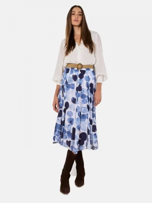 Foto van product A-lijn rok Apricot donkerblauw