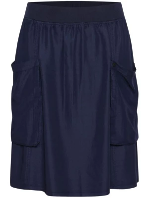 Foto van product A-lijn rok Cream donkerblauw