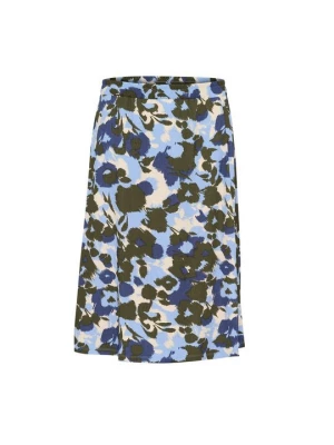 Foto van product A-lijn rok Kaffe blauw