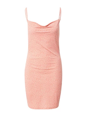 Foto van product A LOT LESS Jurk 'Franca' zalm roze / wit