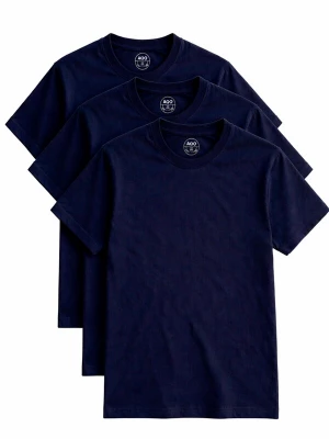 Foto van product A Question Of (AQO) Shirt '3 Pack Anders Tee' navy