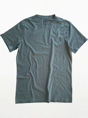 Foto van product A Question Of (AQO) Shirt 'Anders Tee Garment Dyed' duifblauw