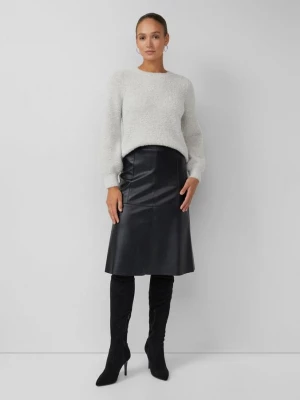 Foto van product A-vormige rok in lederlook met naaddetails s.Oliver zwart