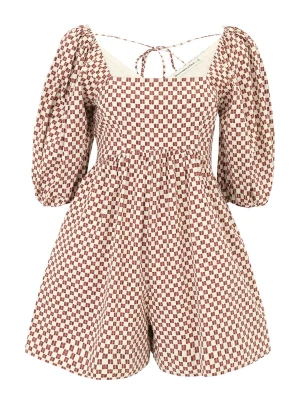 Foto van product Abercrombie & Fitch Jumpsuit oker / wit