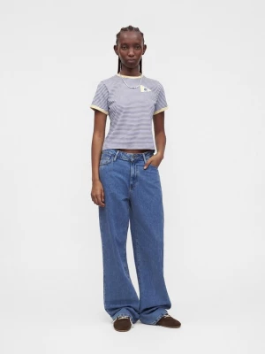 Foto van product Abercrombie & Fitch Shirt 'MAR4' navy / lichtgeel / offwhite