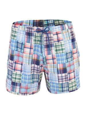Foto van product Abercrombie & Fitch Zwemshorts lichtblauw / groen / lichtrood / wit
