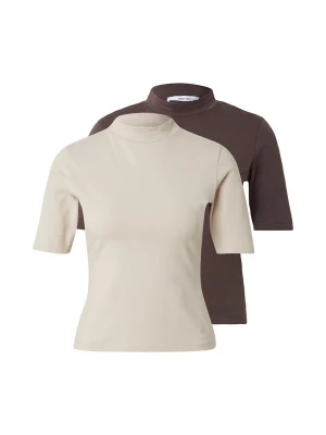Foto van product ABOUT YOU Shirt 'Lenni' beige / donkerbruin