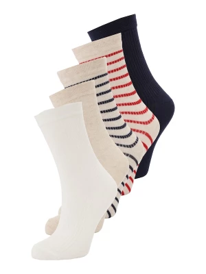 Foto van product ABOUT YOU Sokken 'Fee' beige / navy / donkerrood / wit