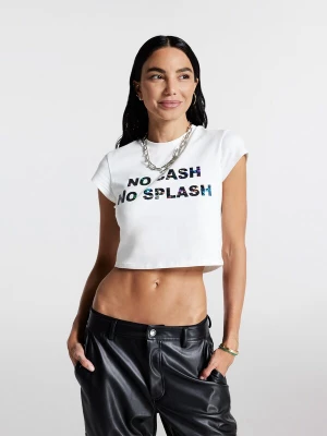 Foto van product ABOUT YOU x Chiara Biasi Shirt 'Romy' grijs / zwart / wit