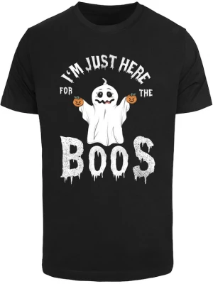 Foto van product ABSOLUTE CULT Shirt 'Halloween - Boos' oranje / zwart / wit