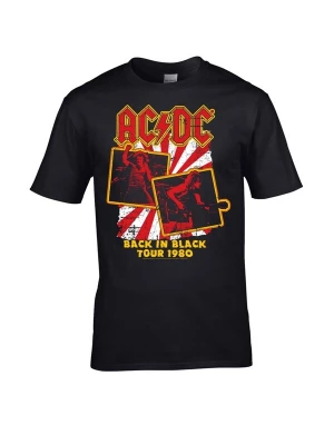 Foto van product AC / DC Shirt 'Ac / dc Back in Black Tour 1980 T-Shirt' zwart AC/DC