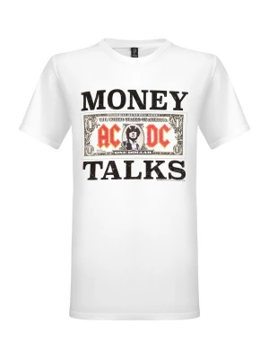 Foto van product AC / DC Shirt 'AC / DC Money Talks mens t-shirt White' wit AC/DC
