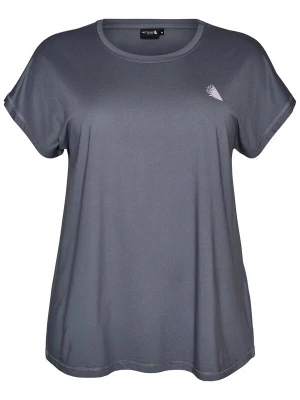 Foto van product Active by Zizzi Functioneel shirt 'Abasic' grafiet / lichtgrijs