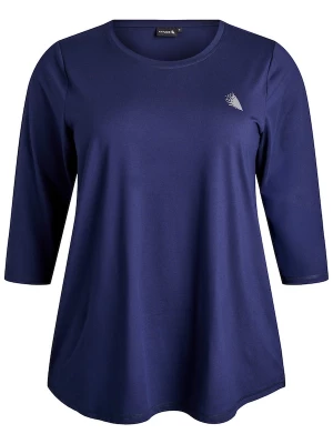 Foto van product Active by Zizzi Functioneel shirt 'Abasic One' navy / wit