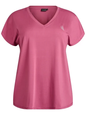 Foto van product Active by Zizzi Functioneel shirt roodviolet / wit