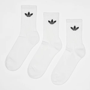 Foto van product adicolor Trefoil Crew Socks (3 Pack) adidas Originals wit