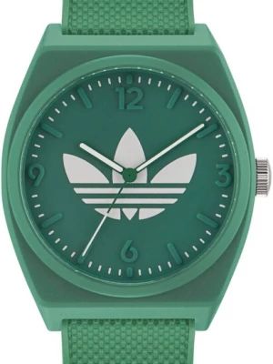 Foto van product ADIDAS ORIGINALS Analoog horloge 'PROJECT TWO' smaragd / wit